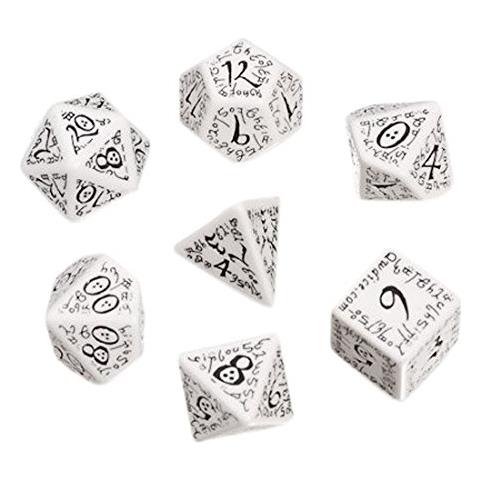 Dadi Elfici Bianconero (7) Gioco Da Tavolo - Foto 1