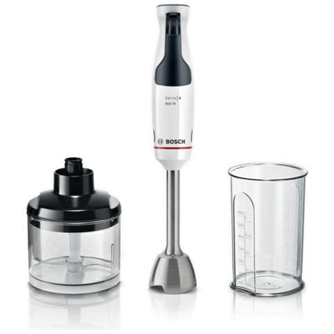 Serie 4 MSM4W420 frullatore 0,6 L Frullatore per cottura 800 W Nero, Trasparente, Bianco - Foto 1