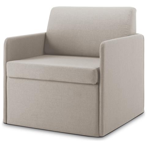 Dag Poltrona LETTO in TESSUTO impermeabile T13 78 cm grigio - Foto 1