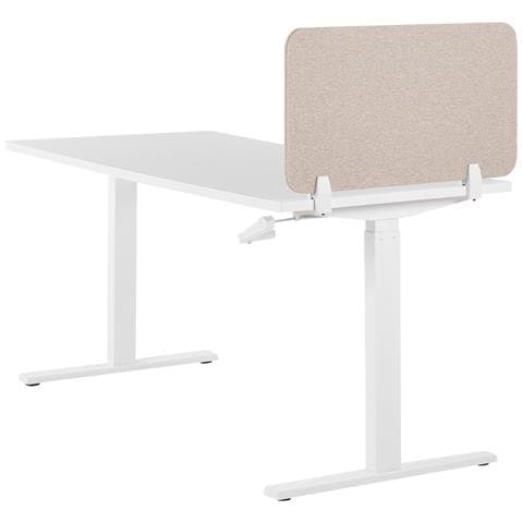 Pannello Divisorio Per Scrivania Beige 80 X 40 Cm Wally - Foto 2