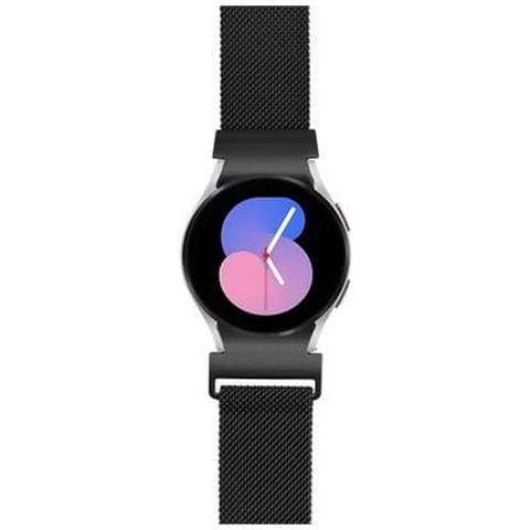 Cinturino Per Galaxy Watch 4/4 Classic / 5/5 Pro / 6/6 Classic Milanese Acciaio, Grigio Scuro - Foto 2