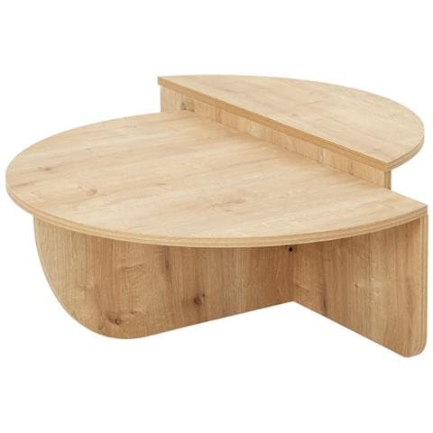 Carlow Tavolino Rotondo Di Design In Legno - Foto 1