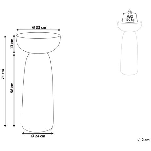 Tavolino Bianco Sporco Cadini - Foto 6