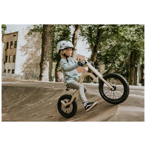 Bicicletta Di Equilibrio 3 In 1 In Legno Senza Pedali Per Bambini Da 1 A 5 Anni - Foto 2