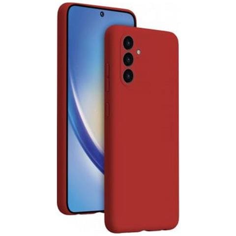 Cover Per Samsung Galaxy A35 Silicone Soft-touch Antishock, Rosso - Foto 1