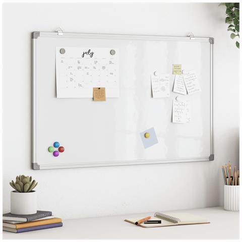 Lavagna Magnetica 80x50x1,7 Cm In Alluminio - Foto 1