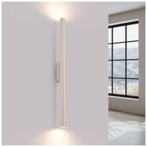 Lampada Da Parete Pastelo 2 Beige Sl. 1517 - Moderno Lampada Da Parete Beige 50x2.5x5 Cm - Foto 8