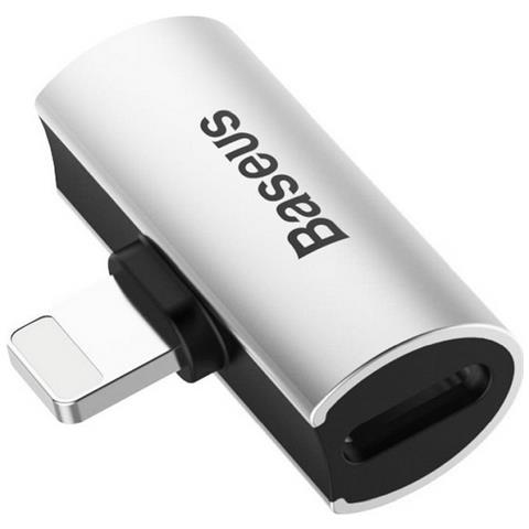 Adattatore Originale L46 Adattatore Audio Da Ligthning Doppiatore 2x Ligthning Metal Per Iphone - Foto 1