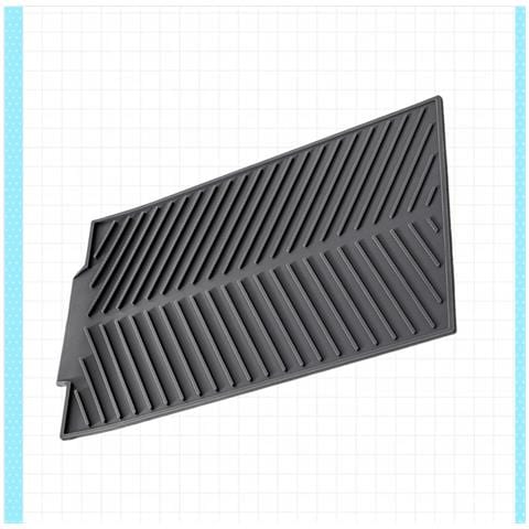 Tappetino Asciugapiatti In Silicone Per Piano Cucina Darkgrey - Foto 2