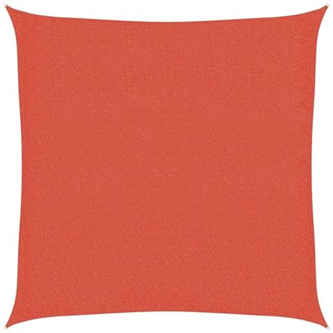 Vela Parasole 160 G/m Quadrata Terracotta 3,6x3,6 M In Hdpe - Foto 2