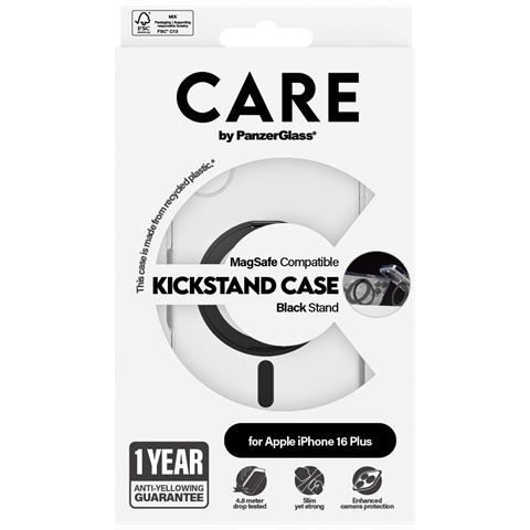 CARE by PG BLK Kick /MagS iPhone16 6.7 custodia per cellulare Cover Trasparente - Foto 5