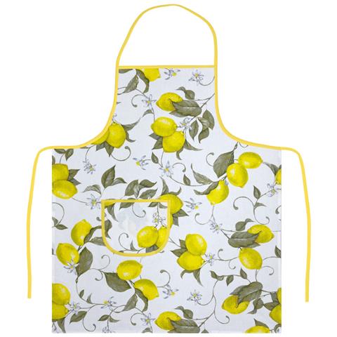 Pack 2 Pezzi Grembiule Alto Pettorina Cucina Chef Casa Con Tasche Cedro - Foto 1