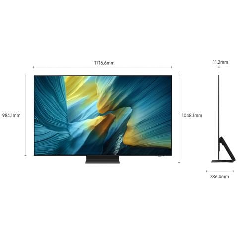 OLED AI TV 77" QE77S95FATXZT 4K, Processore NQ4 AI Gen3, 4K AI Upscaling Pro, Glare Free, OLED HDR Pro, Dolby Atmos & OTS+, Infinity One Design, Vision AI Smart TV, 2025 - Foto 2
