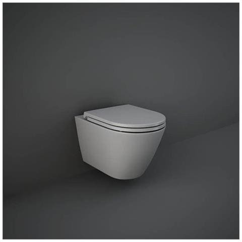 Sanitari Sospesi Opaco Feeling : Vaso, Bidet, Copriwater Soft-close Grigio Opaco - Foto 1