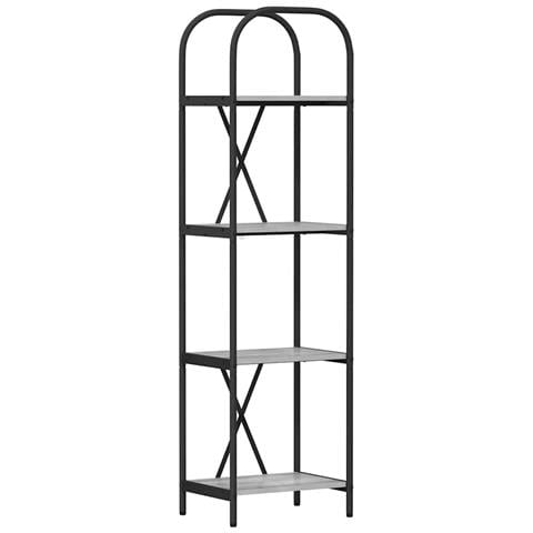 Libreria Grigio sonoma 40 x 30 x 146 cm Legno multistrato - Foto 1