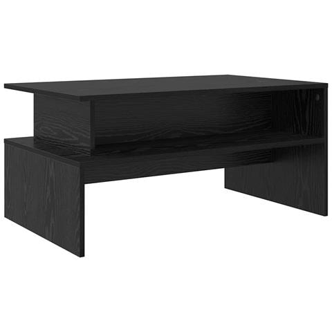Tavolino da salotto Rovere nero 90 x 55 x 42.5 cm - Foto 1