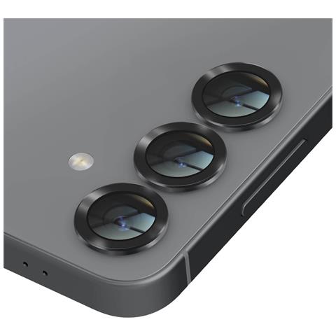 Protezione Obiettivo Fotocamera Per Galaxy S24 / S25 Serie Premium, Argento - Foto 2