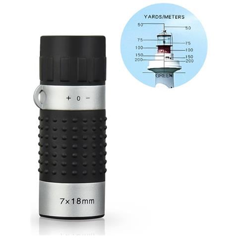 Telescopio Monoculare Con Telemetro Da Golf 7x18 - Compatto E Portatile - Foto 1