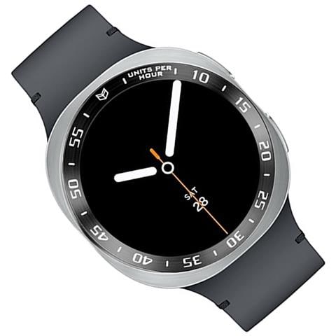 Anello Della Ghiera In Acciaio Inossidabile Compatibile Con Samsung Galaxy Watch8 Classic 46mm - Migliora Il Tuo Stile White+black - Foto 2