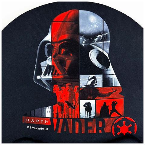 Tappetino Per Mouse Ergonomico Xxl Design Darth Vader Con Poggiapolsi, Nero - Foto 2