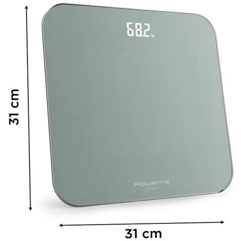 Classic 2.0, Bilancia Da Bagno, Schermo Invisibile Facile da Leggere, Eucalipto, BS1903 - Foto 12