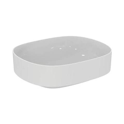 Lavabo Da Appoggio Ovale Linda-x Senza Troppopieno - 45 Cm Bianco A Magazzino - Foto 1