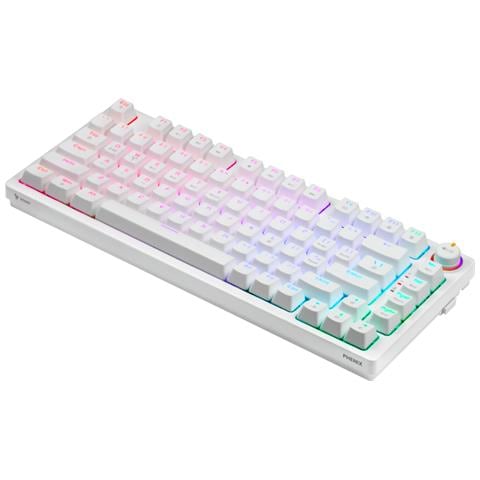 Phenix WHITE GAT RED tastiera Gaming Bluetooth QWERTY International EER Bianco - Foto 4