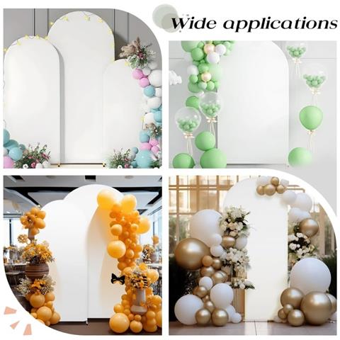 Copertura Ad Arco A U Bianca 200x100 Cm - Perfetta Per Matrimoni, Feste Ed Eventi - Foto 2