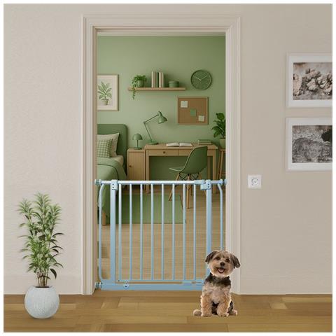 Bettacare Cancelletto Per Cani Elite Con Montaggio A Pressione, 80cm - 89cm, Grigio Opaco - Foto 4