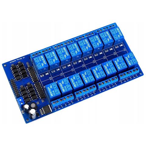 Modulo Relè 16 Canali 5v Per Arduino - Isolamento Ottico, Spdt | Dimensioni 220x57x19 Mm | Automazione E Robotica - Foto 5