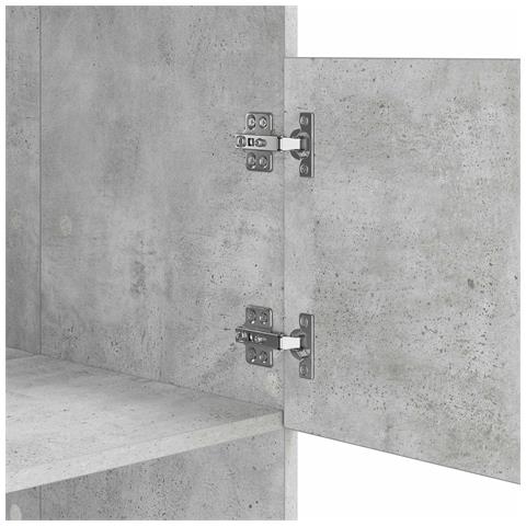 Mobile da lavanderia con porta Calcestruzzo Legno multistrato - Foto 9