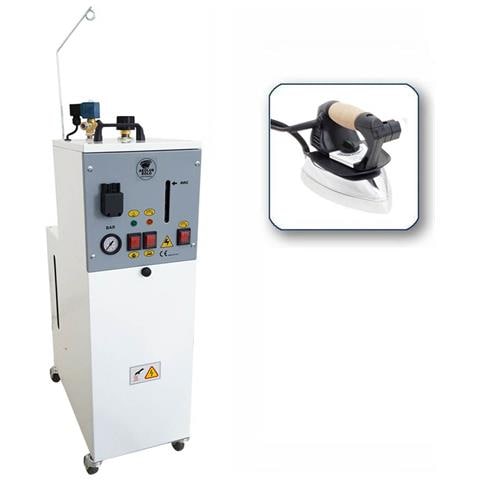 Sistema stirante professionale GVK5 TOP INOX RA con caldaia in acciaio inox AISI 304 ricarica automatica e resistenza esterna anticalcare - Foto 8
