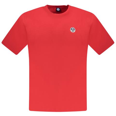 MAGLIETTA A MANICHE CORTE DA UOMO ROSSA - Taglia: XL, Colore: Rosso - Foto 1