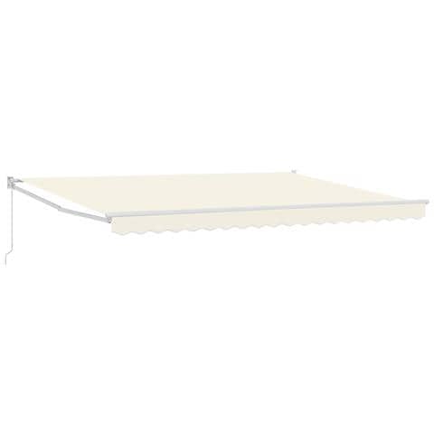 Tenda retrattile Crema 4 x 2 m 100% Poliestere e Alluminio - Foto 1
