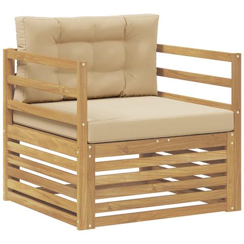 Divano da esterno Bianco e Beige - Foto 1