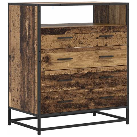 Mobile con Cassetti 4-Cassetto Legno antico 70 x 41 x 83,5 cm - Foto 1