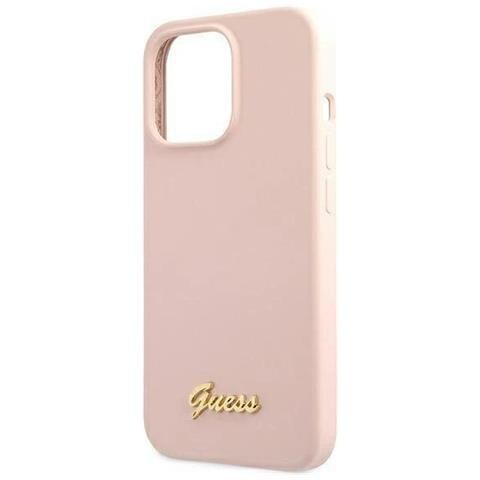 Indovina Guhmp13xlslmglp Iphone 13 Pro Max 6.7 Rosa Chiaro /rosa Chiaro Deklas Silicone Script Logo Magsafe - Foto 7