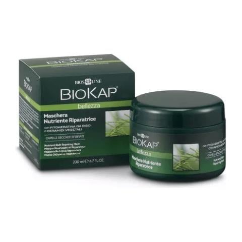Biokap Bellezza Maschera Nutriente /Riparatrice 200 ml Biosline - Foto 1