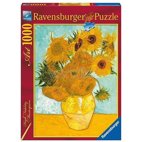 Puzzle Vaso Di Girasoli 1000 pz 70 x 50 cm 15805 - Foto 4