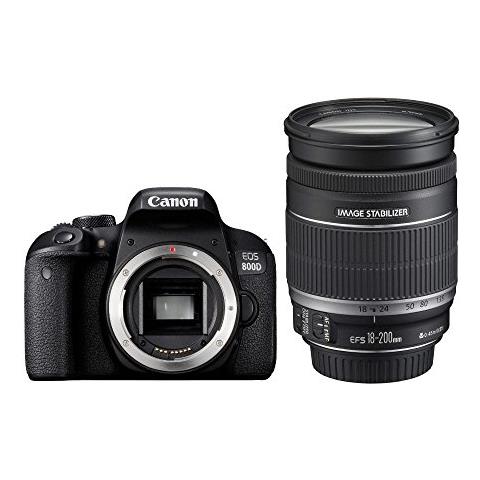 EOS 800D Kit EF-S 18-200 mm IS Sensore CMOS 24 Mpx Video Full HD Wi-Fi NFC Bluetooth - Foto 1