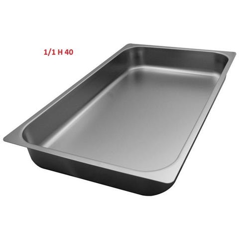 Bacinella Gastronorm In Acciaio Inox Gn 1/1 6 Pezzi Cm. 53x32,5 H. Cm. 4 - Foto 5