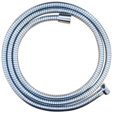 Tubo Doccia Aruba Trasparente / cromato 2,0 m, Argento, Set Di 3 - Foto 1