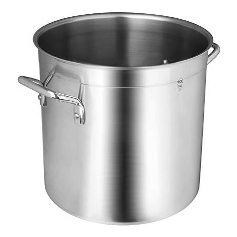 Pentole In Acciaio Inox, Acciaio Inossidabile, Acciaio Inox, 24 Cm 9.45 In Pentola 11.1 Qt. - Foto 1