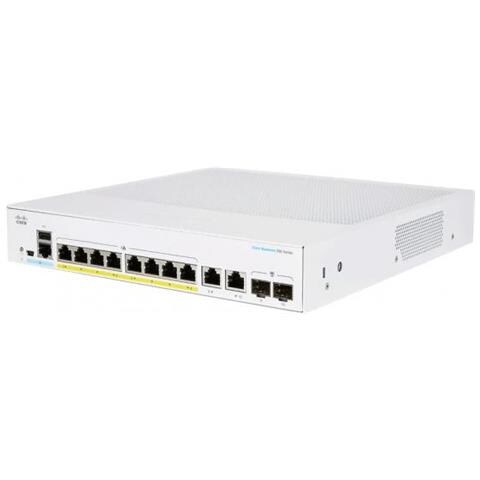 Cisco CBS250-8P-E-2G-EU switch di rete Gestito L2/L3 Gigabit Ethernet (10/100/1000) Argento - Foto 1