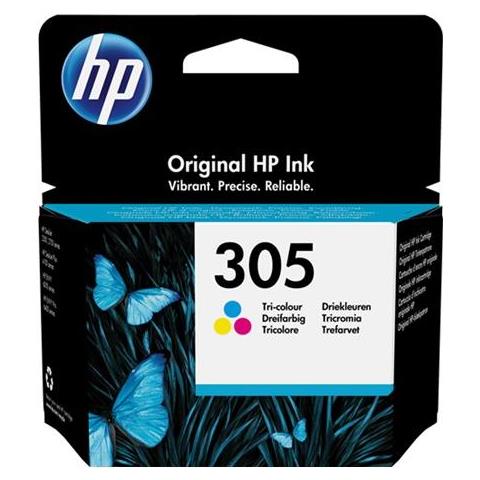 Pack 3 Cartucce Hp 302xl Colore F6u67ae Compatibili Ecosaver N 1 Testina Originale + 3 Serbatoi Da 16,6ml Per Hp 3830 F6u65 - Foto 1