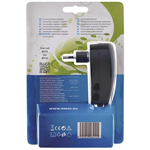 Alimentatore Di Rete Con Usb Universale2.250 Mahmax Con Punte Per Portatiletabletecc Del Computer. - Foto 3