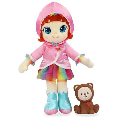 Rainbow Ruby Bambola Rubino 30 Cm In Tessuto Con Figurina Choco - 89038 - 3 Anni E + - Foto 2
