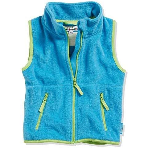 Di Ragazza Scherza Maniche Full Zip Fleece Vest Gilet Blu (aqua Blue) 9-12 Mesi (dimensioni Produttore 9-12 Mesi 80 Cm) - Foto 1