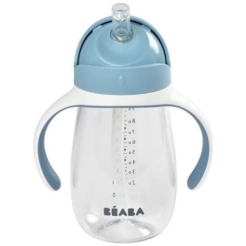 Tazza Con Cannuccia 300 Ml - Blu Ventoso - Foto 1
