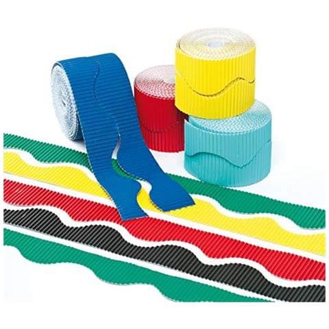 Ek544 Ondulato Visualizzare I Bordi Per La Scuola Aula Decorazioni E Bulletin Boards (confezione Da 6) Assortiti - Foto 4